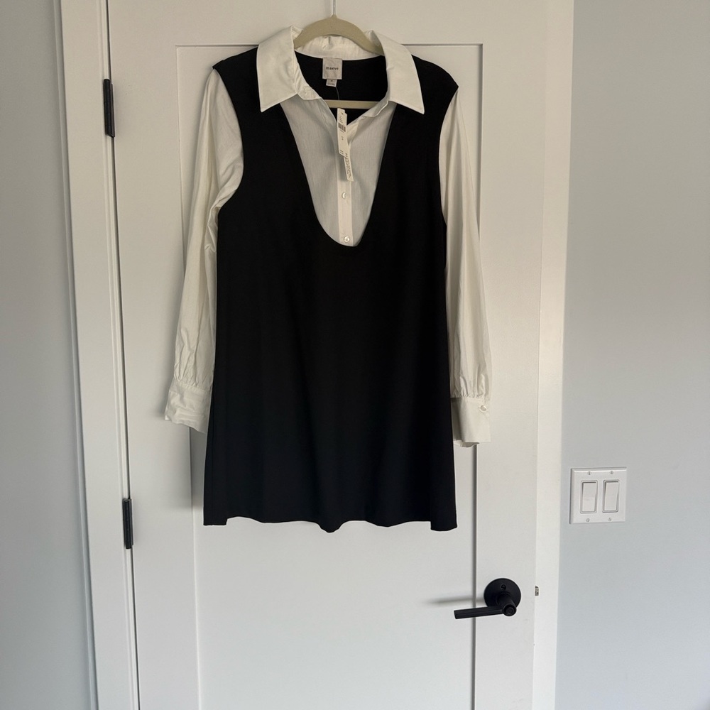 Maeve mini shirt dress